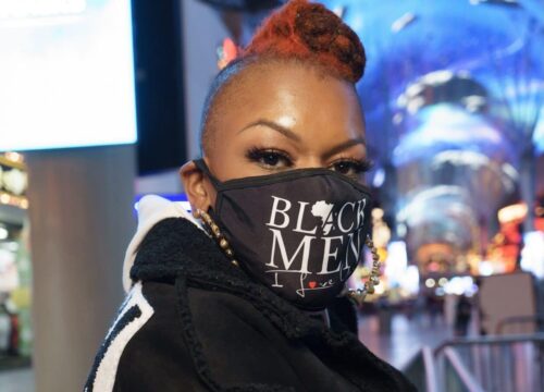 Black Men I Love You® Face Mask HGC Apparel