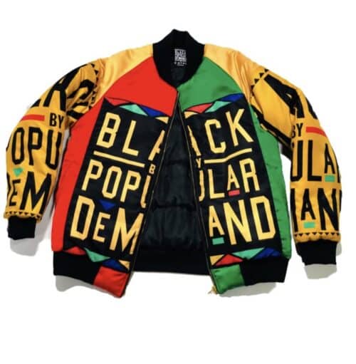 Black By Popular Demand® Unisex Homage Bomber Jacket