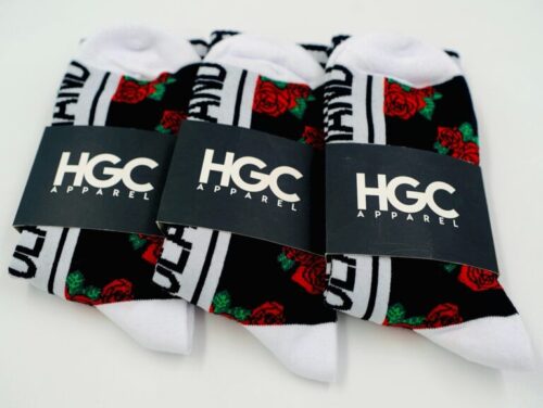 Black by Popular Demand® Unisex Rose Socks