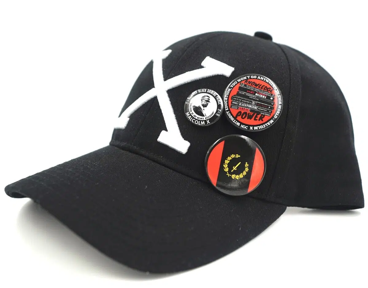 Black by Popular Demand® Unisex Black "Malcolm X" Snapback Hat