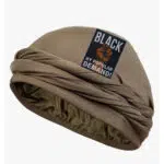 Black By Popular Demand Unisex Olive Satin Lined "Power" Turban Hat