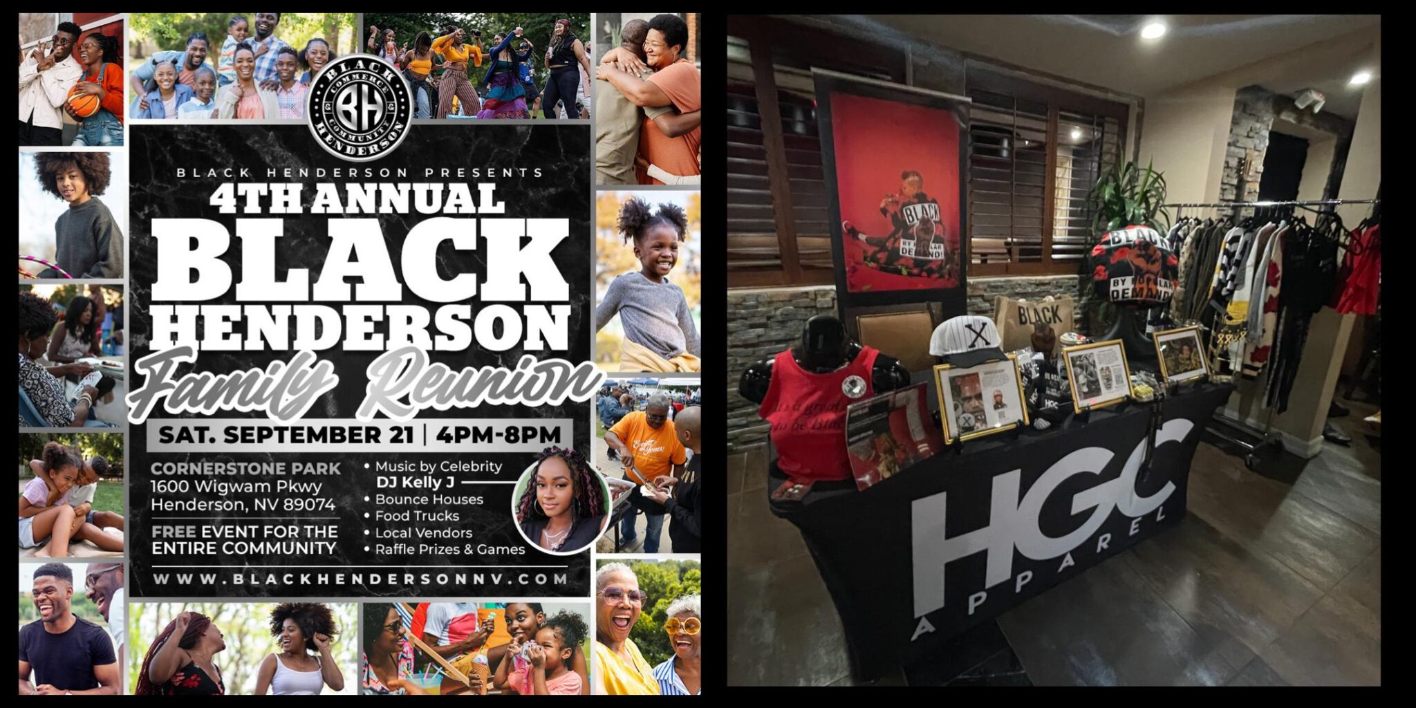 BLACK HENDERSON FAMILY REUNION – HGC APPAREL POP-UP