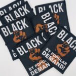 Black By Popular Demand® Small Black "Power" Fist Patch