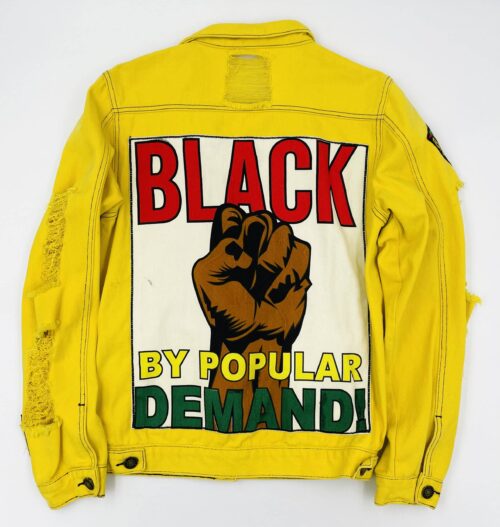 Black By Popular Demand® Women's Yellow Jean Jacket