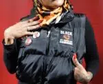 Proud Black Woman® Black Satin Chain Scarf