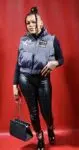 Black by Popular Demand® Women's Grey Bubble Vest