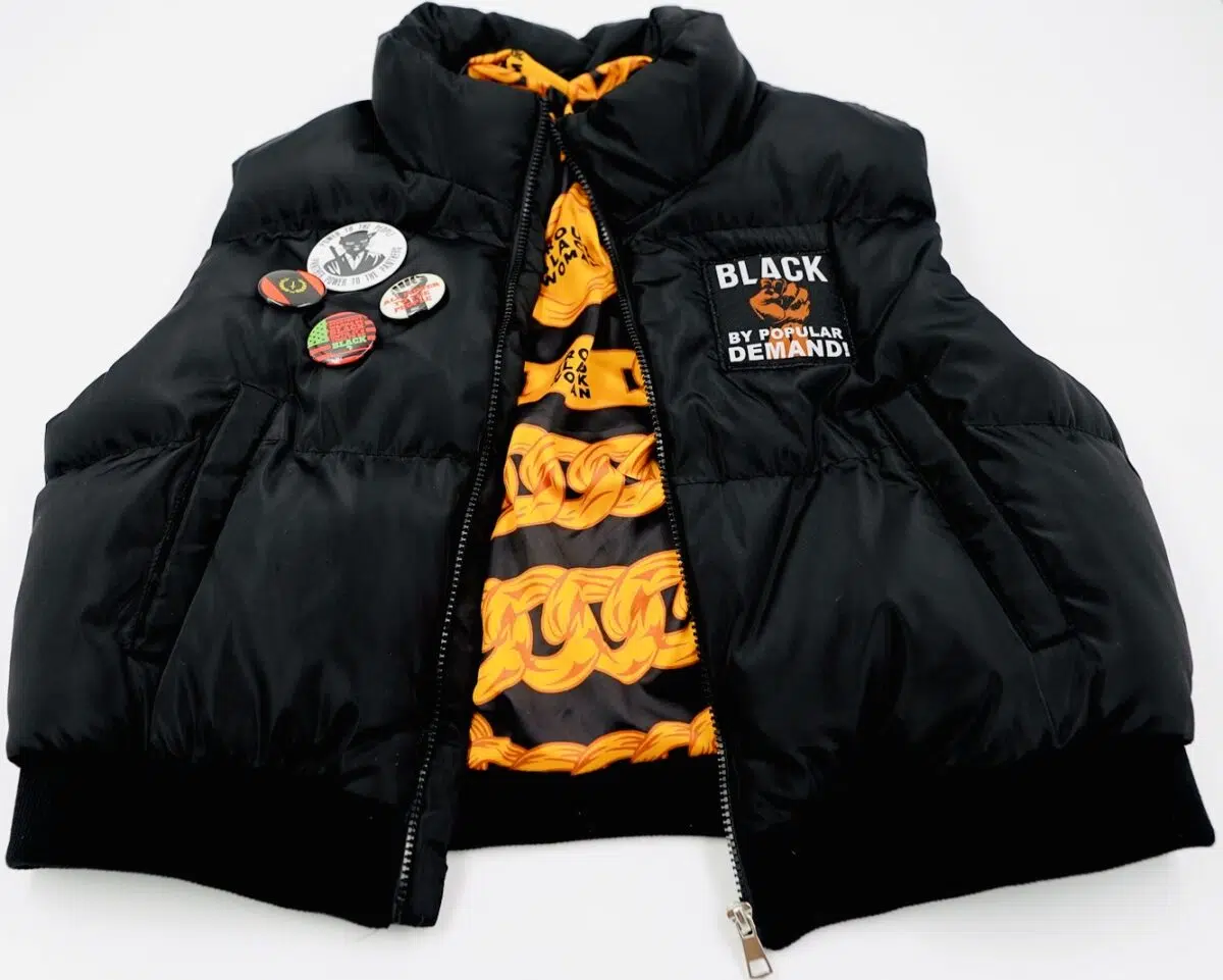 Black by Popular Demand® Women's Black Bubble Vest - Image 2